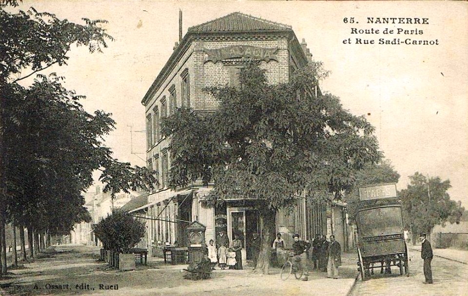 Nanterre.Rue Sadi-Carnot.Route de Paris