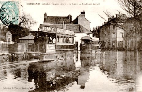Nantes Chantenay Tramway Mékarski 1904