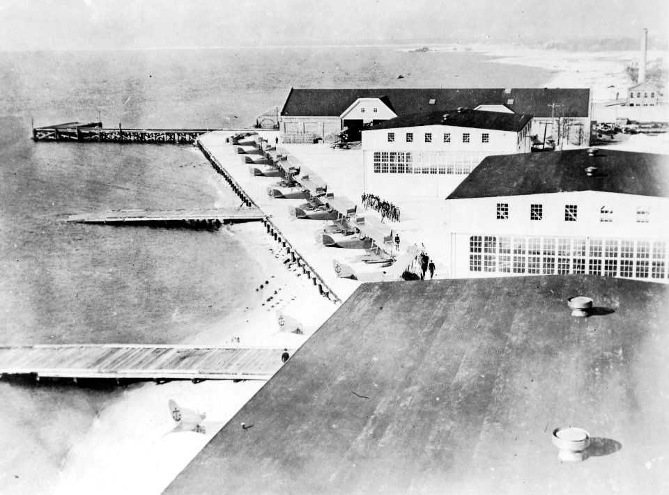 NAS Pensacola seaplane hangars 1917
