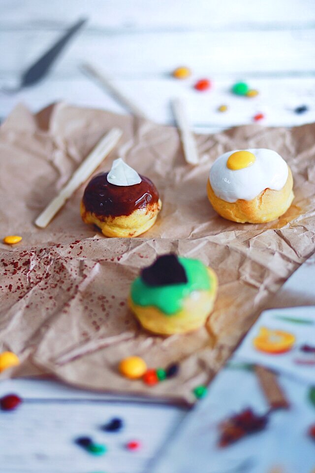 Choux cream cake
