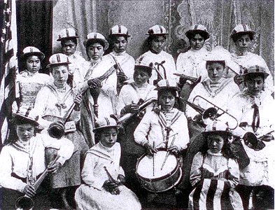Metlakahtla girls' Zobo Band