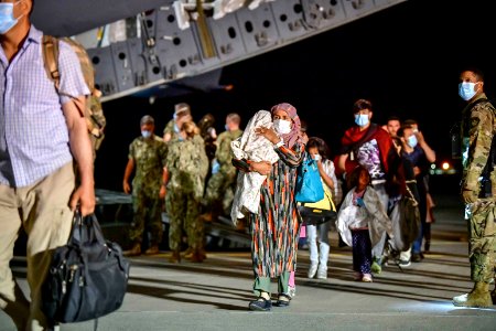 NAS Sigonella receives Afghan evacuees 210822-N-NI474-2127