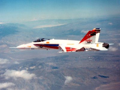 NASA F-18A Hornet HARV in flight