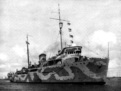 Mexican gunboat ARM Durango in the 1940s