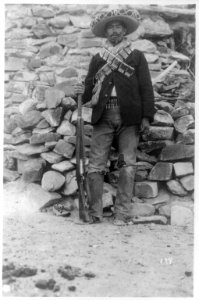 Mexican Insurrectos before the Battle of Juarez- the warrior, full figure of Insurrecto LCCN2007677271