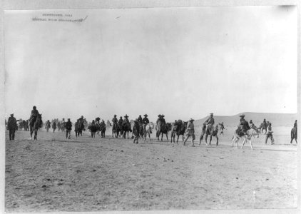 Mexican War, 1914- mounted Rebels with Federal prisoners LCCN2003655585