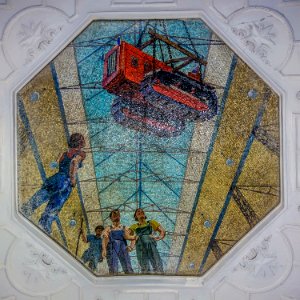 Metro MSK Line2 Novokuznetskaya Mosaic Engineers