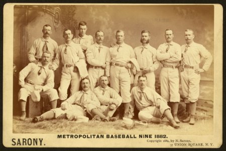 Metropolitan baseball nine 1882 LCCN2008678966