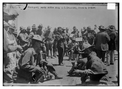 Mexicans make music for U.S. soldiers, Colonia Dublan LCCN2014701518