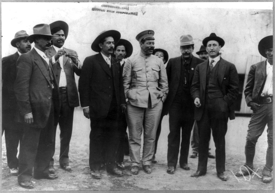 Mexican War, 1914- group of Rebel leaders LCCN2003655586