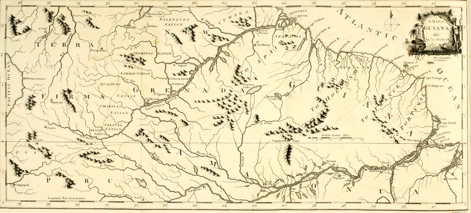 Narrative, of a five years' expedition, against the revolted negroes of Surinam, in Guiana, on the wild coast of South America, from the year 1772, to 1777 - elucidating the history of that country, (14748407411)