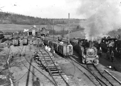 Narrow gauge railway station