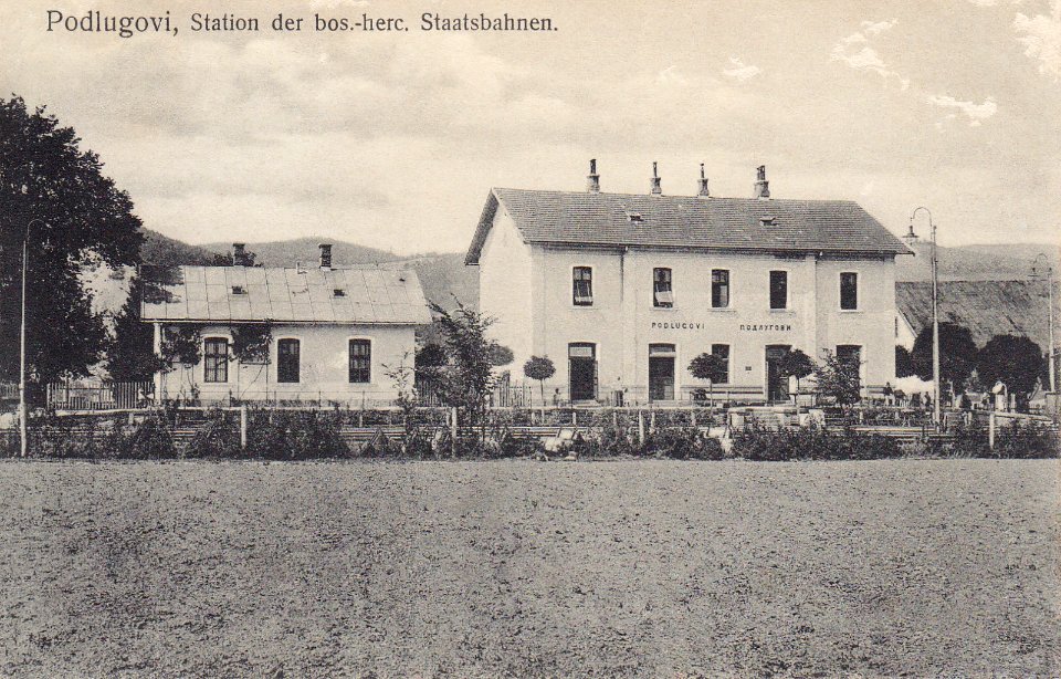 Narrow-Gauge-Railway Bosnabahn Station-Podlugovi