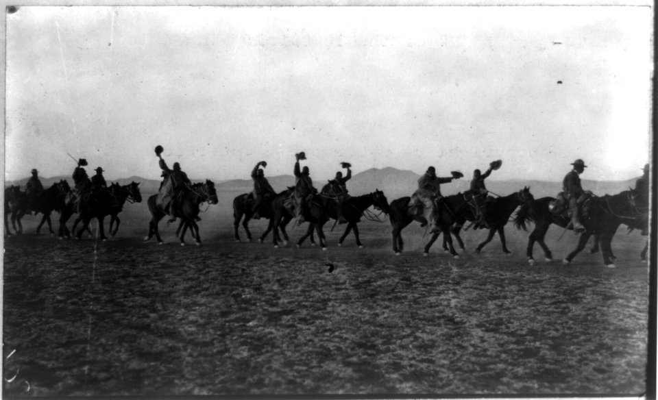 Mexico - U.S. campaign against Villa - 1916. U.S. soldiers on Mexican border LCCN2005676513