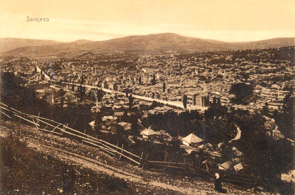 Narrow-Gauge-Railway Ostbahn Sarajevo Panorama