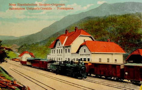 Narrow-Gauge-Railway Ostbahn Station-Ustipraca-Gorazde photo