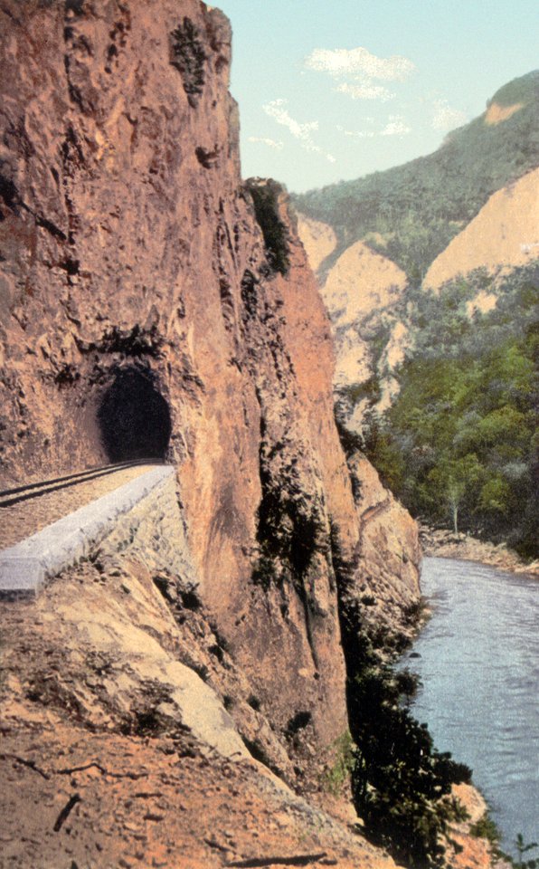 Narrow-Gauge-Railway Ostbahn Tunnel-No-57 East-of-Ljucevo