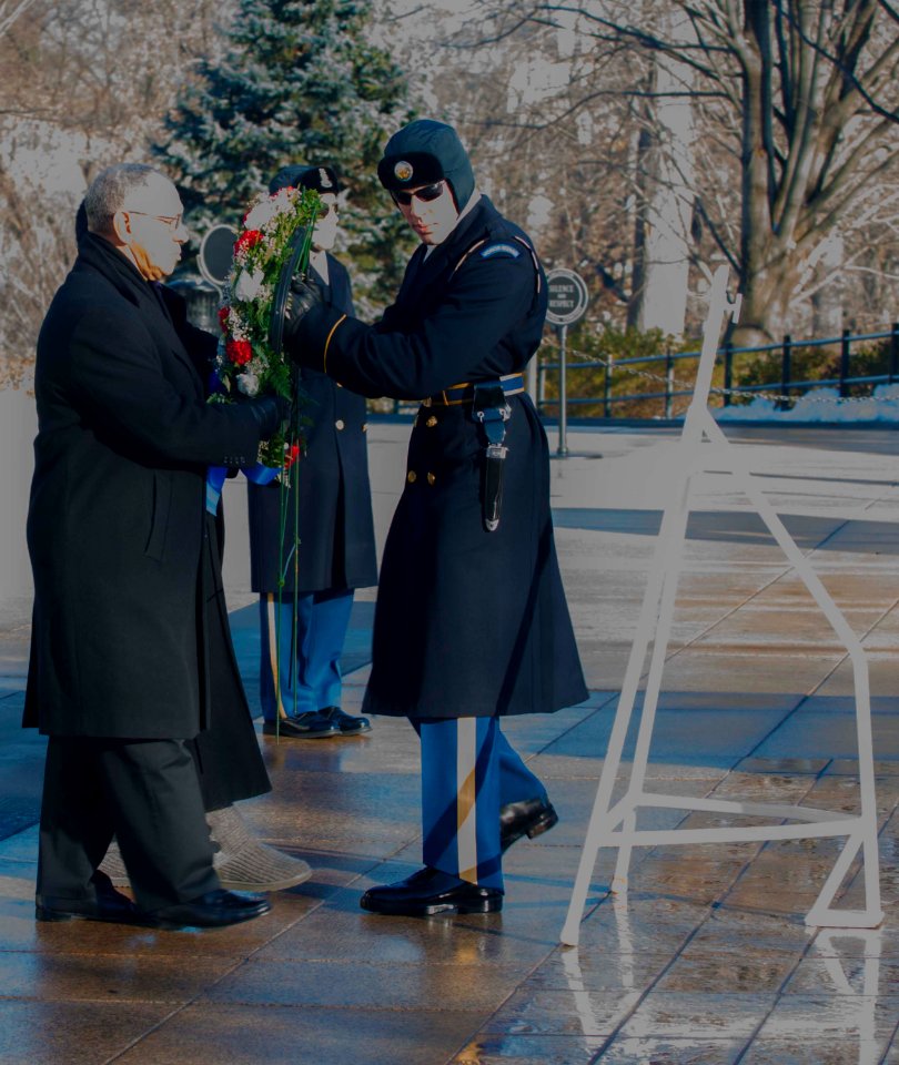 NASA Administrator laying wreath (16387310481)