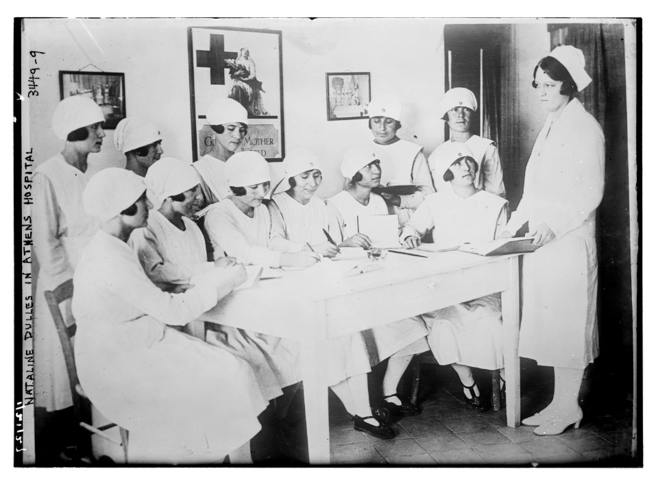 Nataline Dulles in Athens Hospital LCCN2014698833