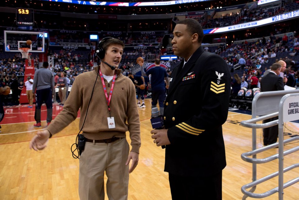 National Anthem at Wizards NBA Game (33701836032)