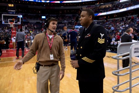 National Anthem at Wizards NBA Game (33701836032)