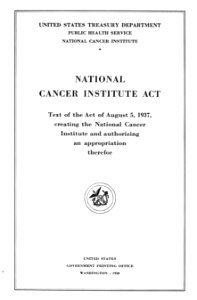 National Cancer Institute act photo