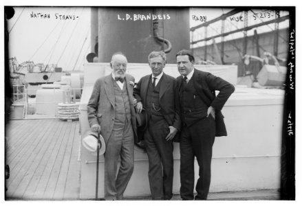Nathan Straus, L.D. Brandeis, Rabbi Wise LCCN2014710762