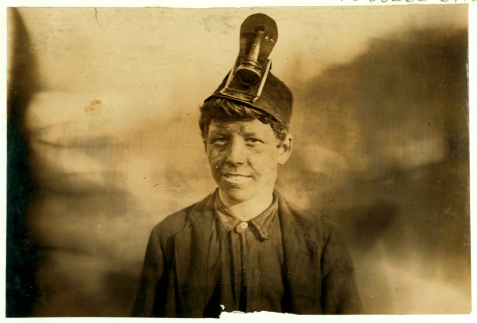 National Child Labor Committee. No. 191. Frank, a Miner Boy, going home. About 14 years old- has worked in the mine helping father pick and load for three years- was in hospital one year, LOC cph.3b16594