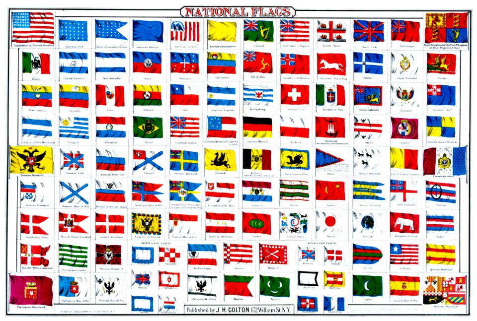 National Flags by J. H. Colton