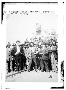 Mexico - special train sent for body of De Las Rias (LOC)