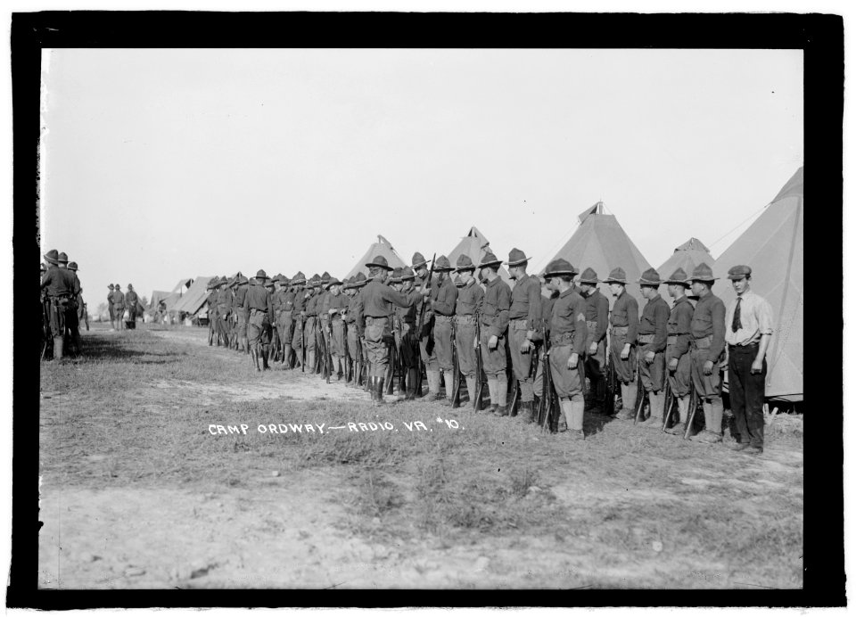 National Guard, Camp Ordway, Va., 1916 LCCN2016851156