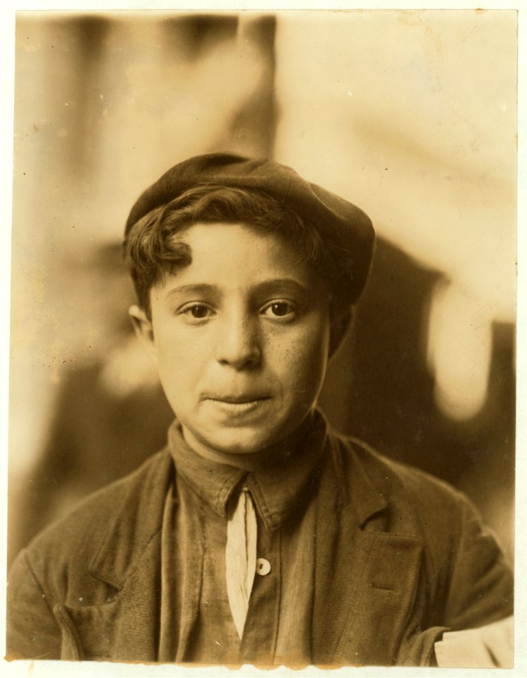 Meyer Slein a 12 year old newsie who has been on streets until late night and with bad associates. Kept irregular hours. Stole from large retail stores. Often stayed away from home all LOC nclc.03510