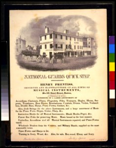 National guards quick step - T. Moore's lithogy., Boston. LCCN97514922