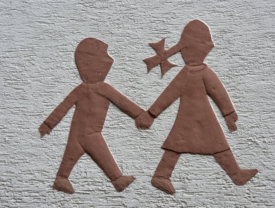 Mural kindergarten symbol