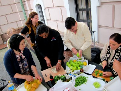 Native American Chefs Explore American Roots of Ukrainian Cuisine at the Honchar museum, May 23, 2013 (8878241488)