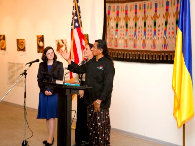 Native American Chefs Explore American Roots of Ukrainian Cuisine at the Honchar museum, May 23, 2013 (8878287705)