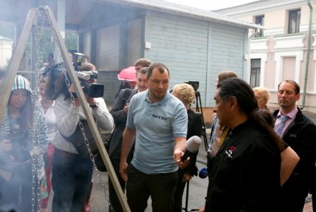 Native American Chefs Explore American Roots of Ukrainian Cuisine at the Honchar museum, May 23, 2013 (8878291949)