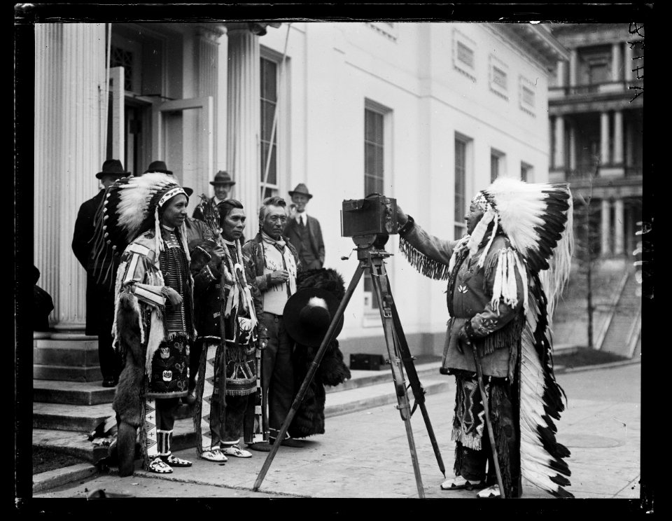 Native Americans at White House, Washington, D.C. LCCN2016891268