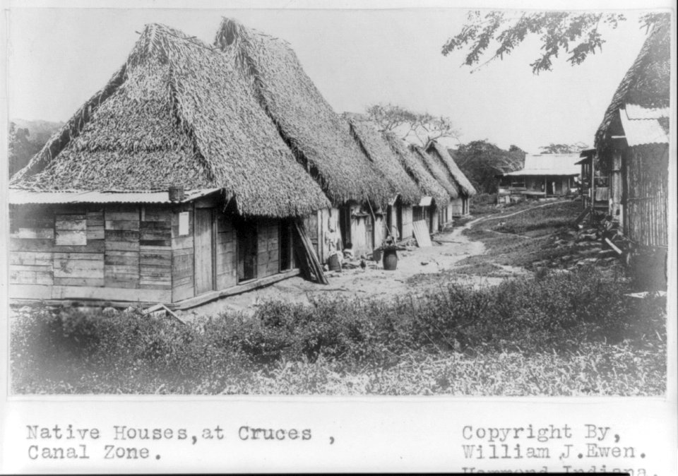 Native houses at Cruces, Canal Zone LCCN2002697800