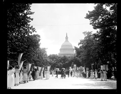 National Women's Party, U.S. Capitol, Washington, D.C. LCCN2016891446 photo