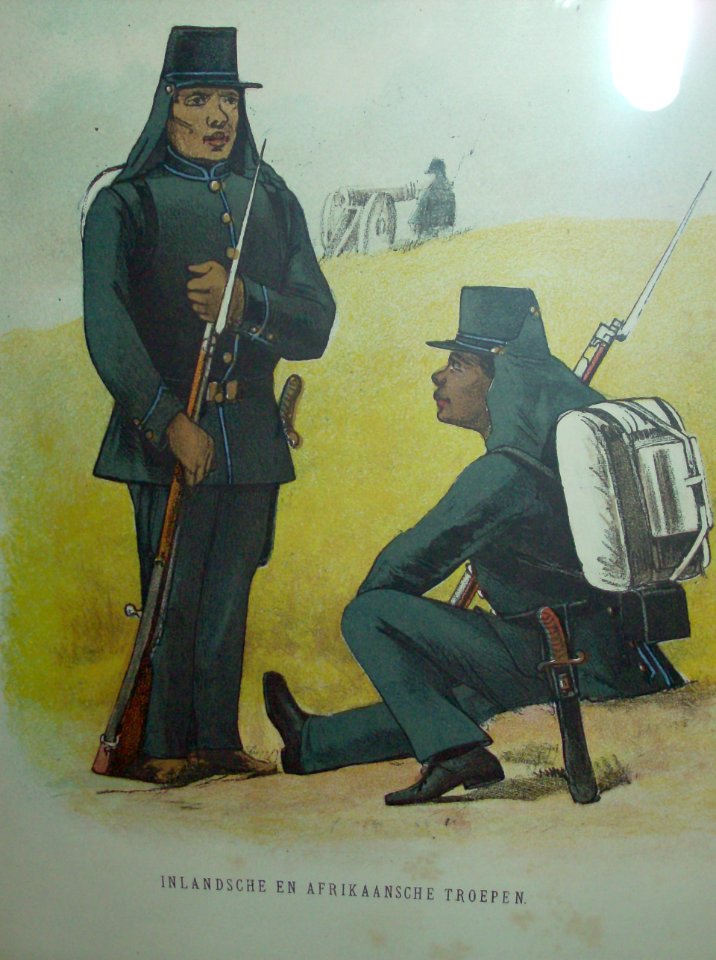 Native and AfricanTroops RoyalDutchIndianArmy