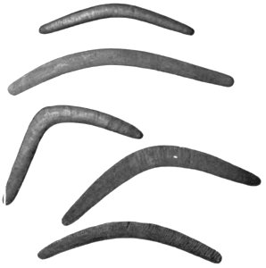 Native tribes of South-East Australia Fig 17 - Boomerangs