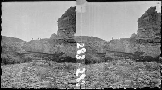 Natural bridge, near Fort Fetterman, Douglas. Converse County, Wyoming. - NARA - 517391