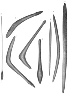 Native tribes of South-East Australia Fig 12 - Native weapons