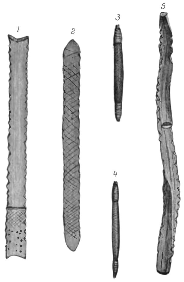 Native tribes of South-East Australia Fig 43 - Message sticks