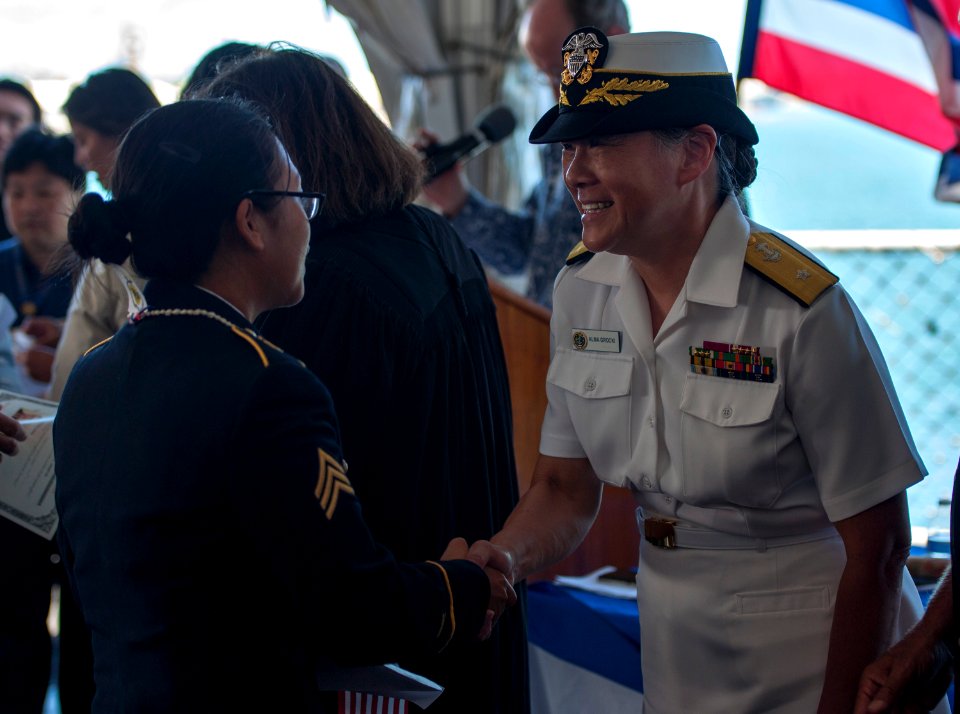 Naturalization ceremony 140703-N-WF272-079