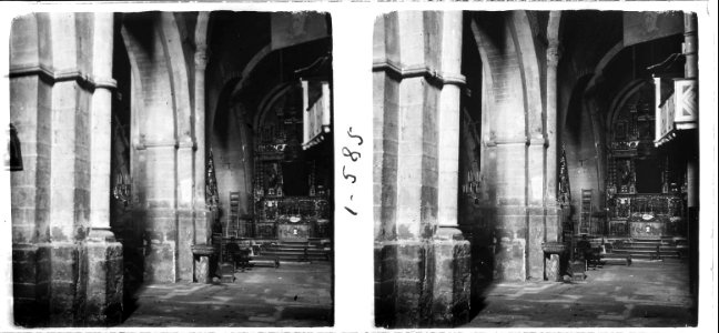 Nau lateral de l'església romànica de Santa Maria d ' Agramunt