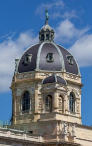 Naturhistorisches Museum, Wien, Kuppel - Blick von Südwesten 9849