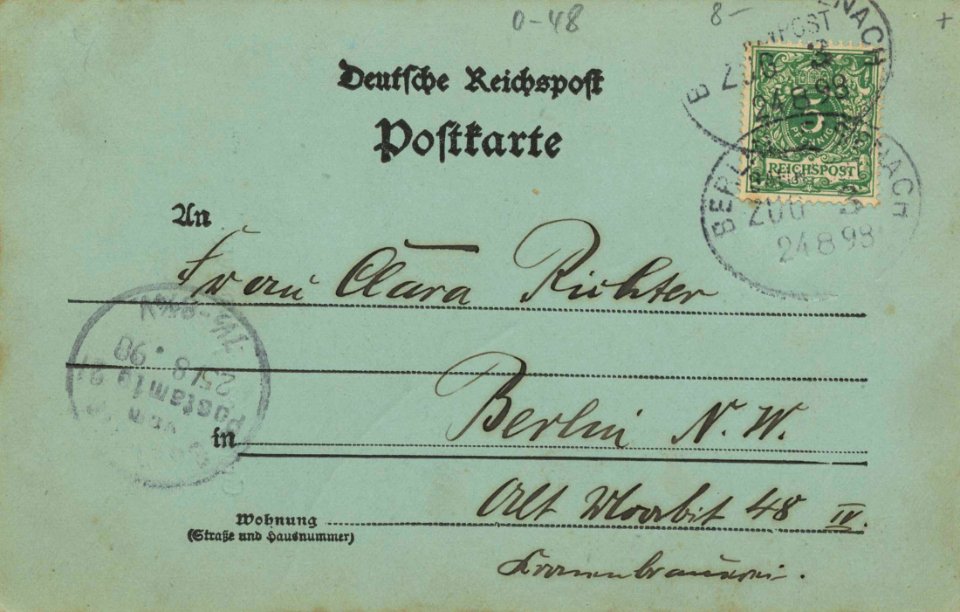 Naumburg (Saale), Sachsen-Anhalt - Dom (3) (back) (Zeno Ansichtskarten)