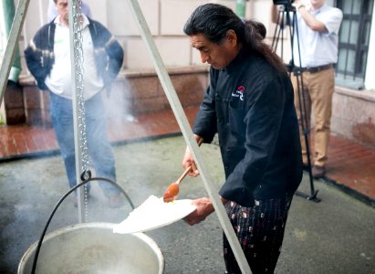 Native American Chefs Explore American Roots of Ukrainian Cuisine at the Honchar museum, May 23, 2013 (8878292447)